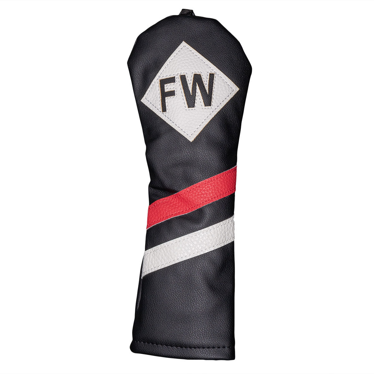 Fazer Black, White and Red Adjustable Vintage Golf Fairway Head Cover, One size | American Golf