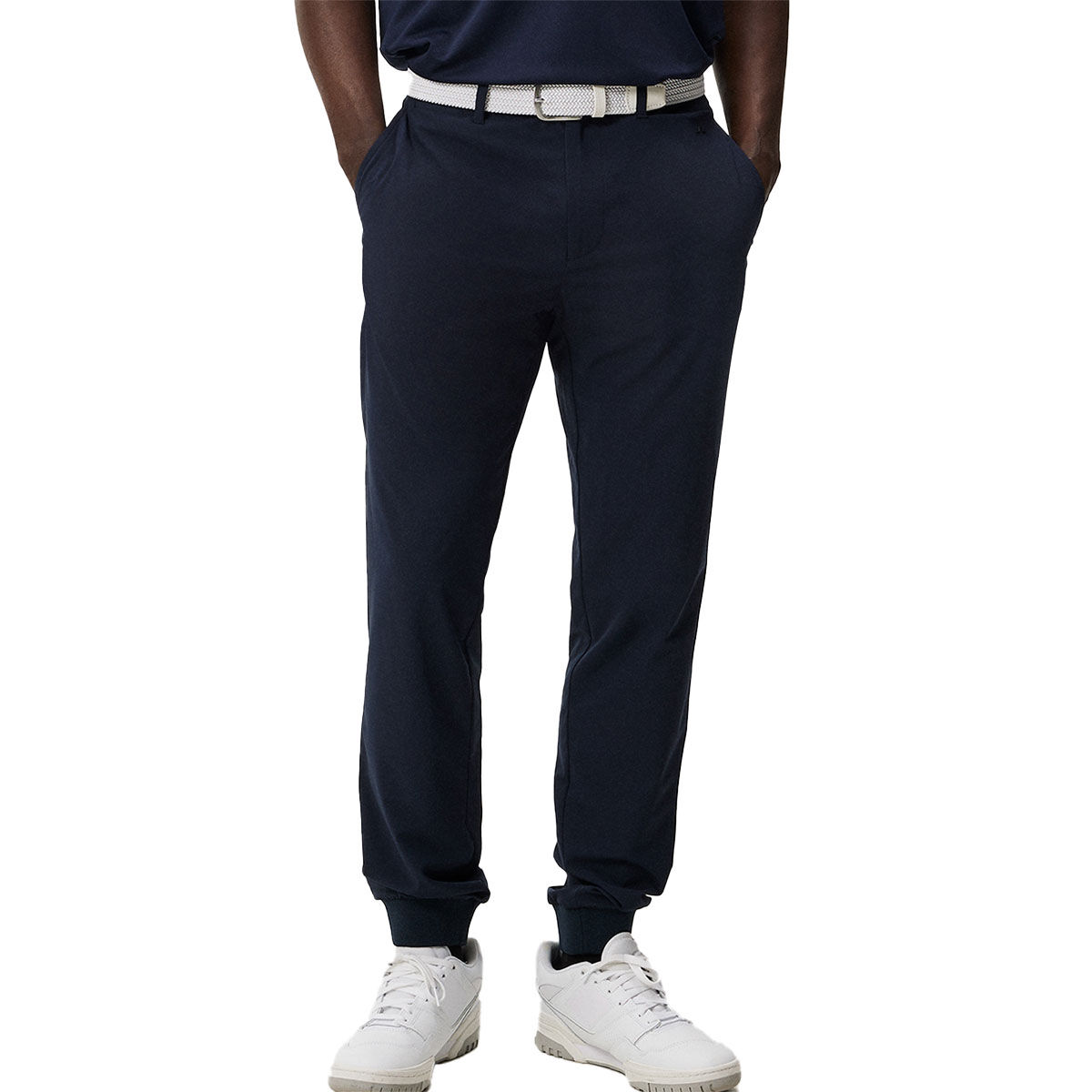 J.Lindeberg Men’s Cuff Jogger Golf Trousers, Mens, Navy blue, 38, Regular | American Golf