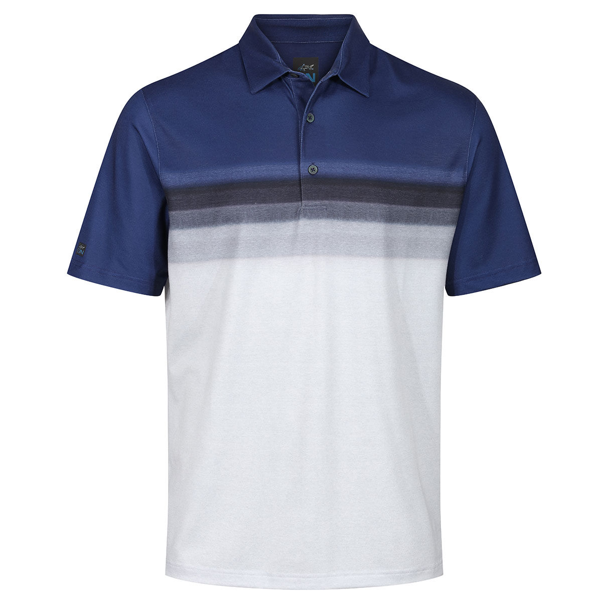 Greg Norman Men’s Timeless Golf Polo Shirt, Mens, Medallion blue, Xl | American Golf