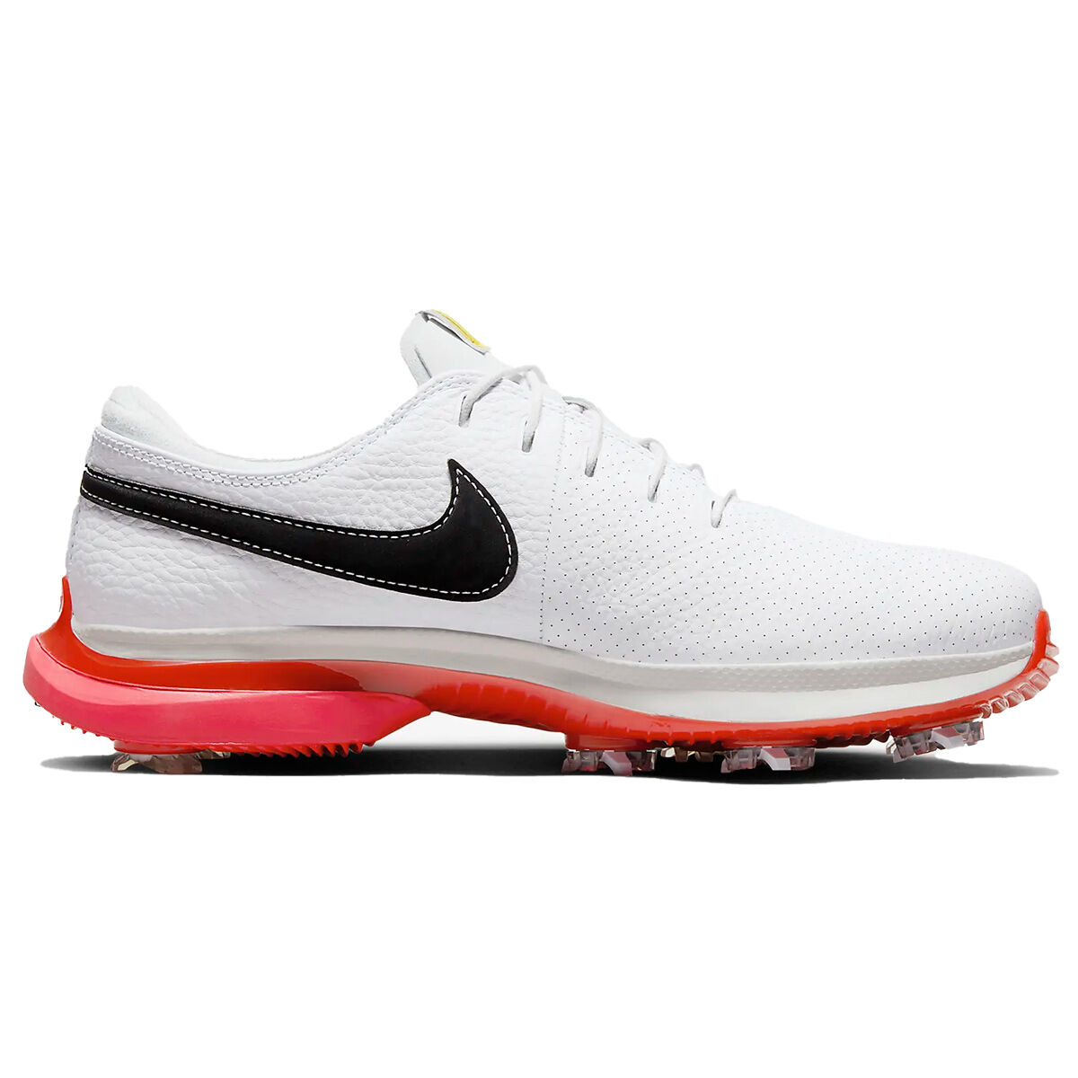 Nike Men’s Air Zoom Victory Tour 3 Waterproof Spiked Golf Shoes, Mens, White/black, 9 | American Golf