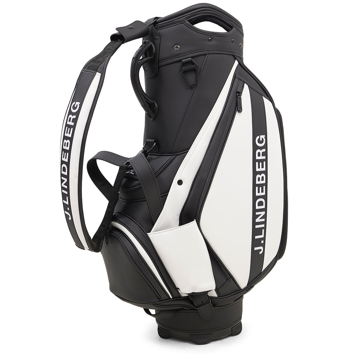 J.Lindeberg Golf Staff ST Golf Cart Bag, Black, One Size | American Golf