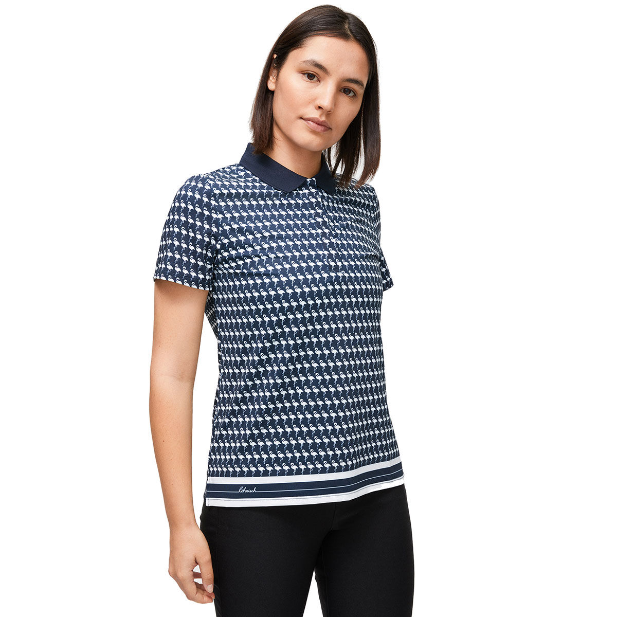 Rohnisch Womens Deni Golf Polo Shirt, Female, Flamingo, Small | American Golf