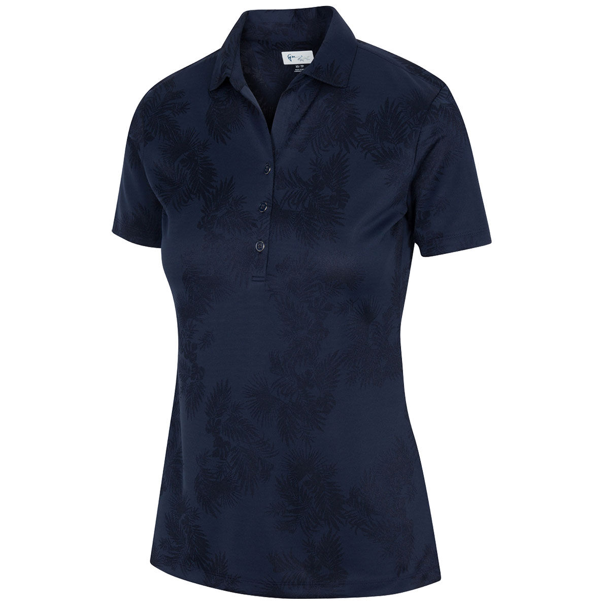 Greg Norman Womens Doria Golf Polo Shirt, Female, Navy, Medium | American Golf