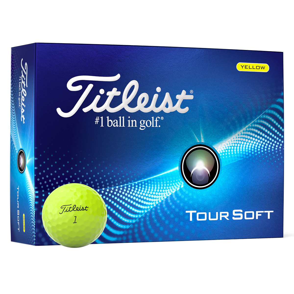 Titleist Tour Soft 12 Golf Ball Pack, Mens, Yellow | American Golf