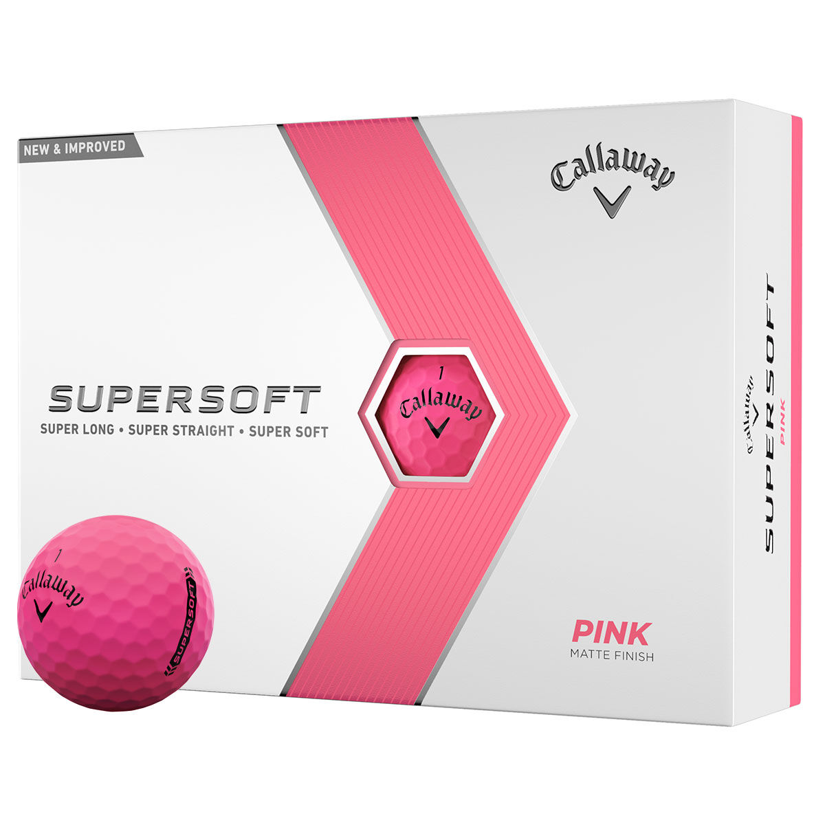 Callaway Golf Pink Supersoft 12 Golf Ball Pack | American Golf, One Size