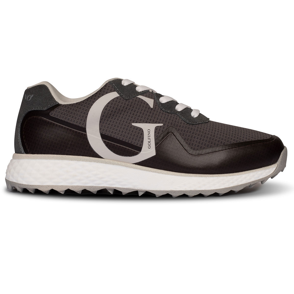 GOLFINO Womens Black and Grey Retro Runner Golf Shoes, Size: 5| American Golf