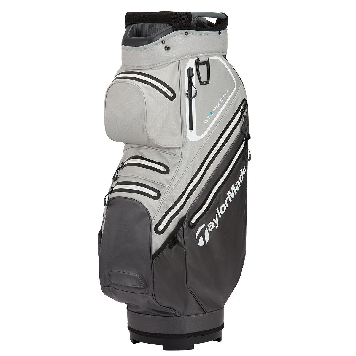 TaylorMade Storm-Dry Waterproof Golf Cart Bag, Dark grey/light grey, One Size | American Golf