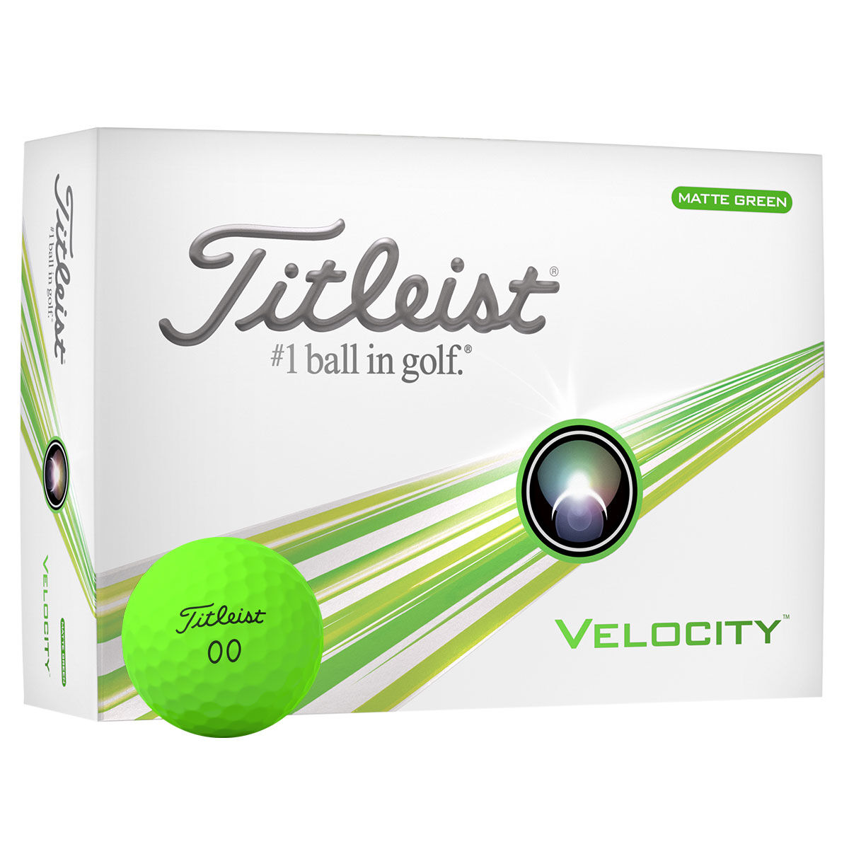 Titleist Velocity 12 Golf Ball Pack, Mens, Green | American Golf