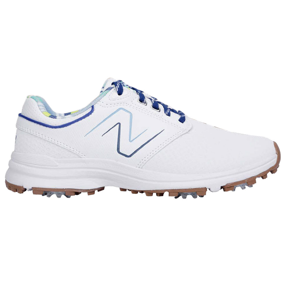 New Balance Womens Brighton Waterproof Spiked Golf Shoes, Female, White, 6 | American Golf
