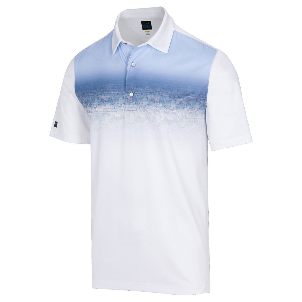 Greg Norman White Canyon Cactus ML75 Golf Polo Shirt, Size: Small | American Golf
