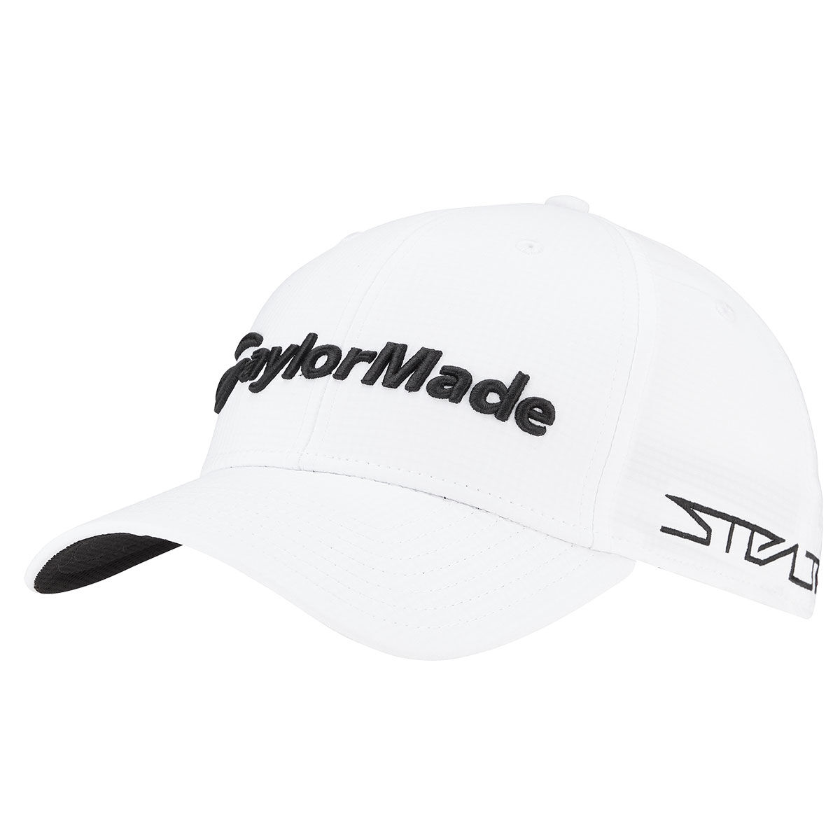 TaylorMade Golf Cap, Men’s White and Black Comfortable Embroidered Tour Radar | American Golf, One Size