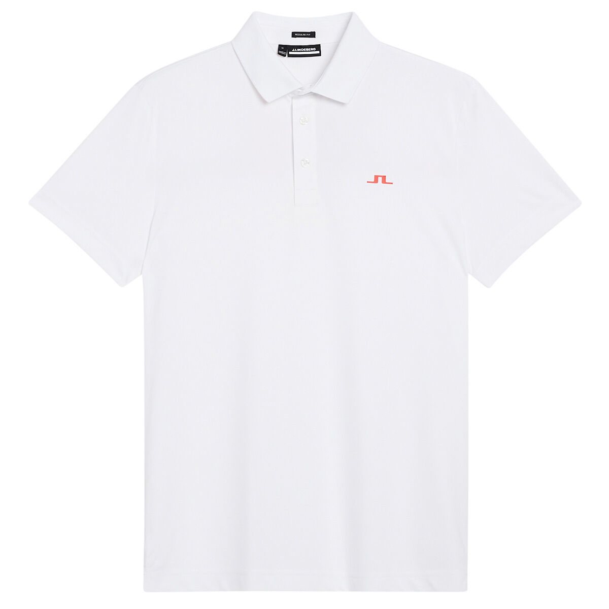 J.Lindeberg Men’s Martin Golf Polo Shirt, Mens, Paradise monstera coral, Medium | American Golf