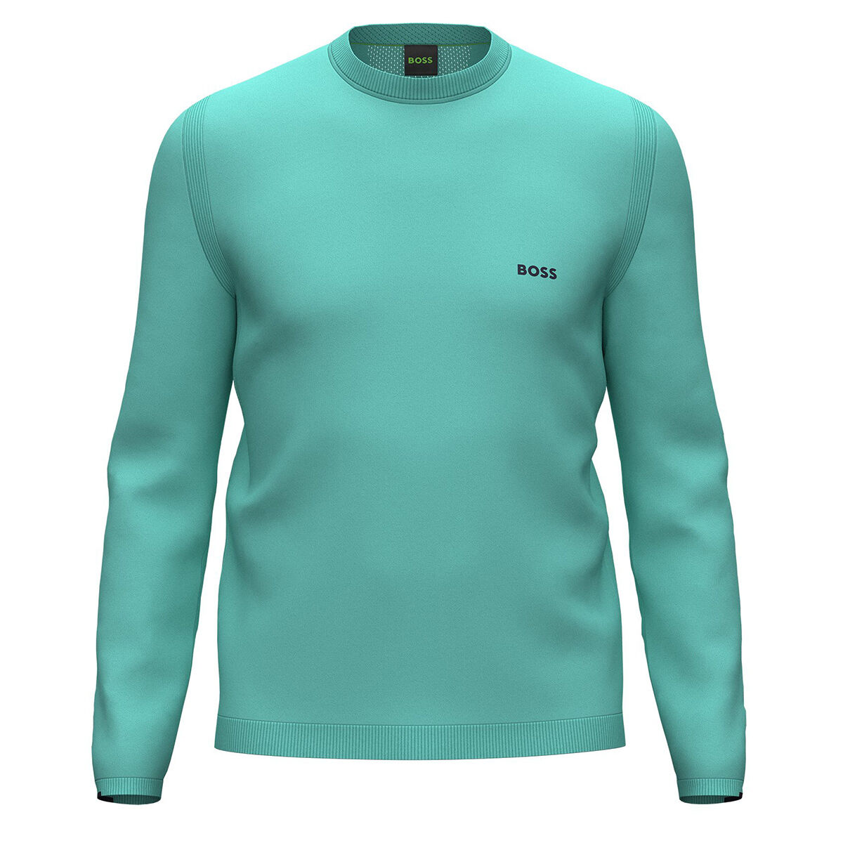 Hugo Boss Men’s Ever-X Golf Sweater, Mens, Open green, Medium | American Golf