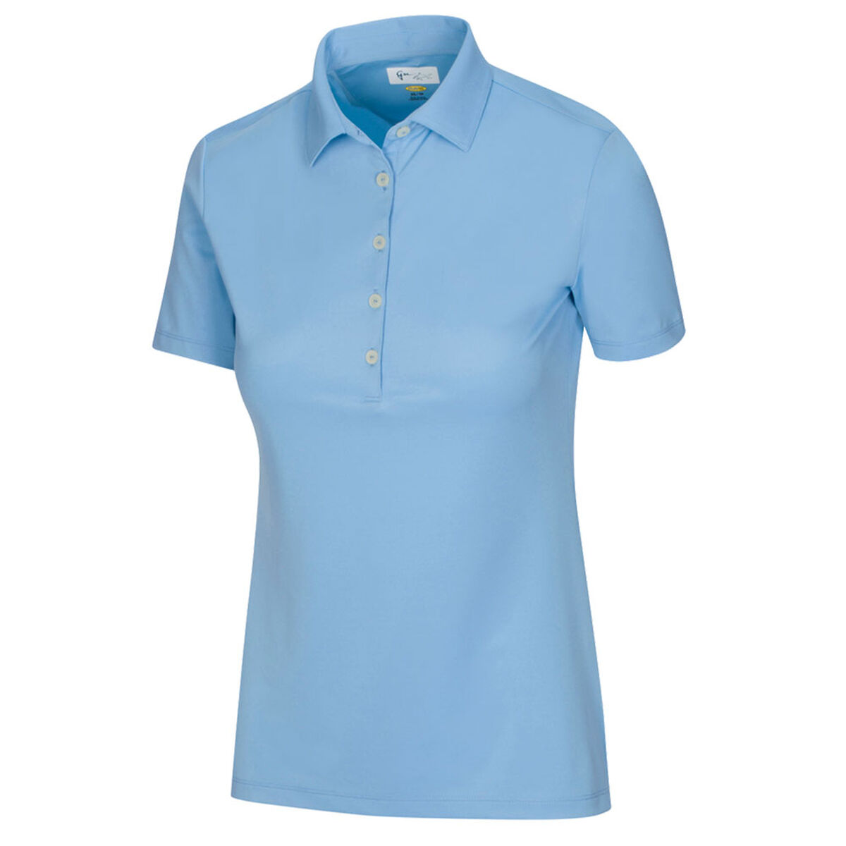 Greg Norman Women’s Blue Shark Logo Golf Polo Shirt, Size: L | American Golf