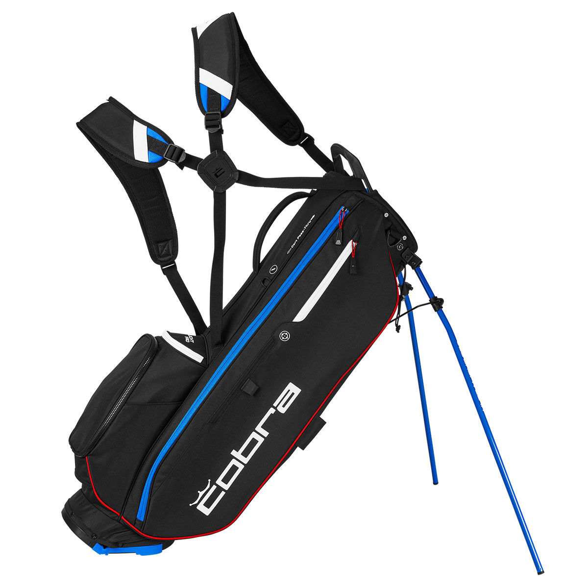 COBRA ULTRALIGHT Pro Golf Stand Bag, Black/electric blue | American Golf