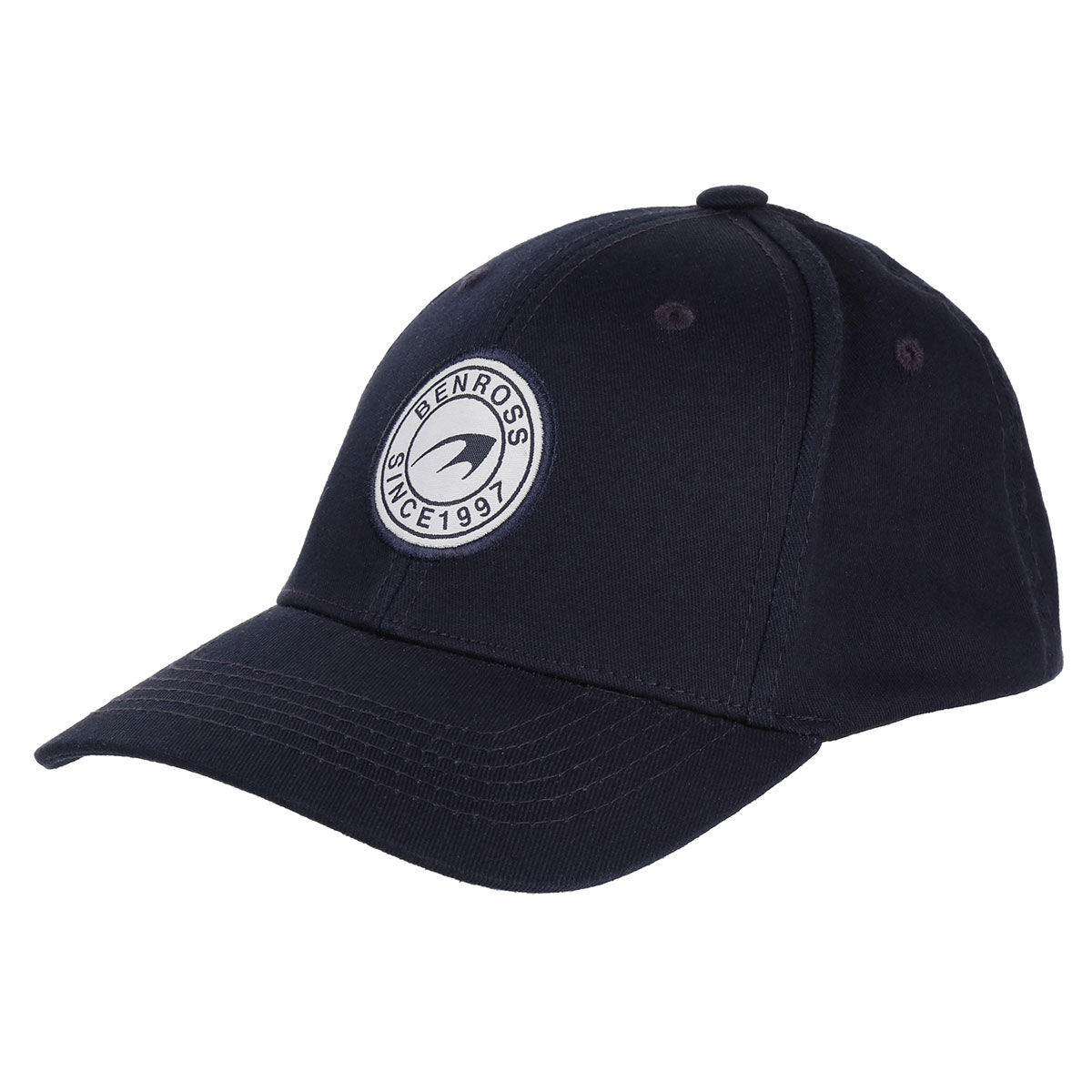 Benross Men’s Established Patch Golf Cap, Mens, Navy/white, One size | American Golf