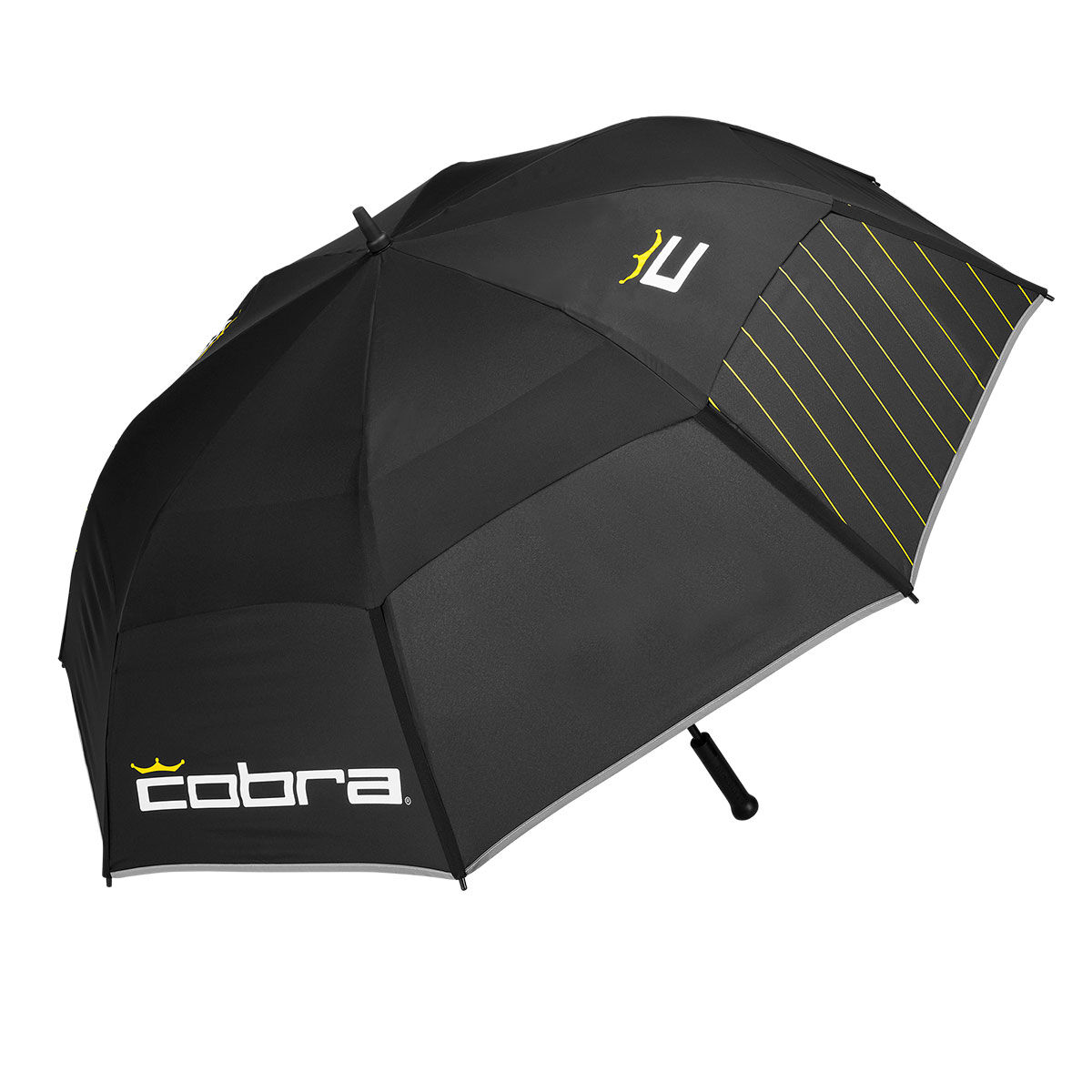 Cobra Golf Black Double Canopy Golf Umbrella | American Golf, one size