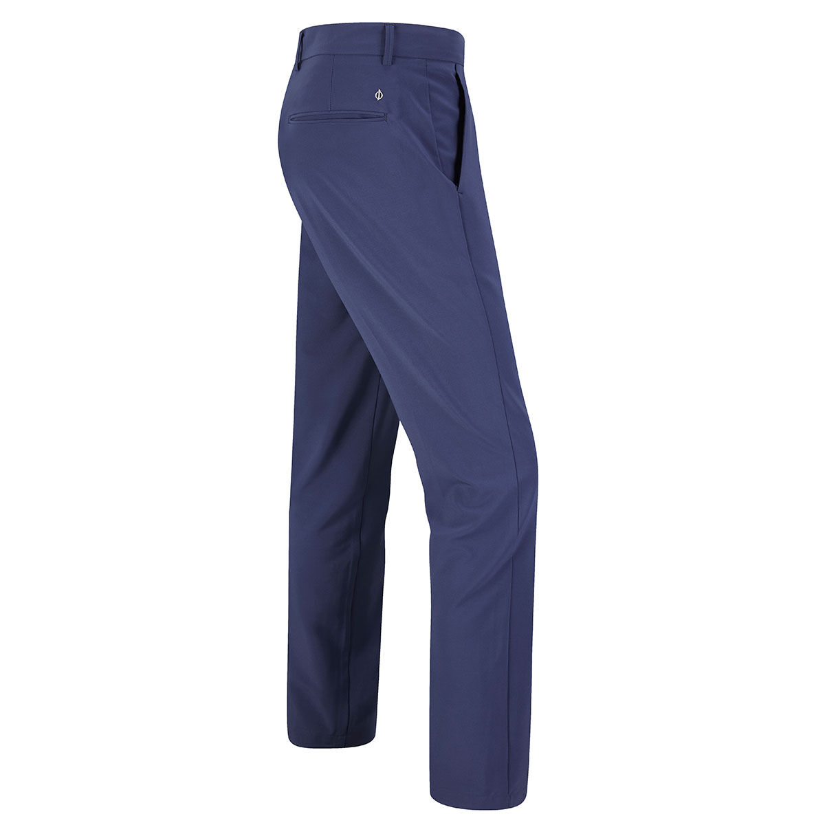 Oscar Jacobson Mens Navy Blue Lightweight Davenport Regular Fit Golf Trousers, Size: 40 | American Golf