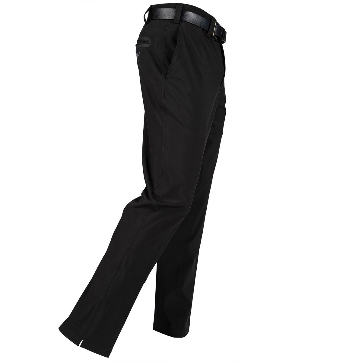Stromberg Mens Black Weather Tech Regular Fit Golf Trousers, Size: 36  | American Golf