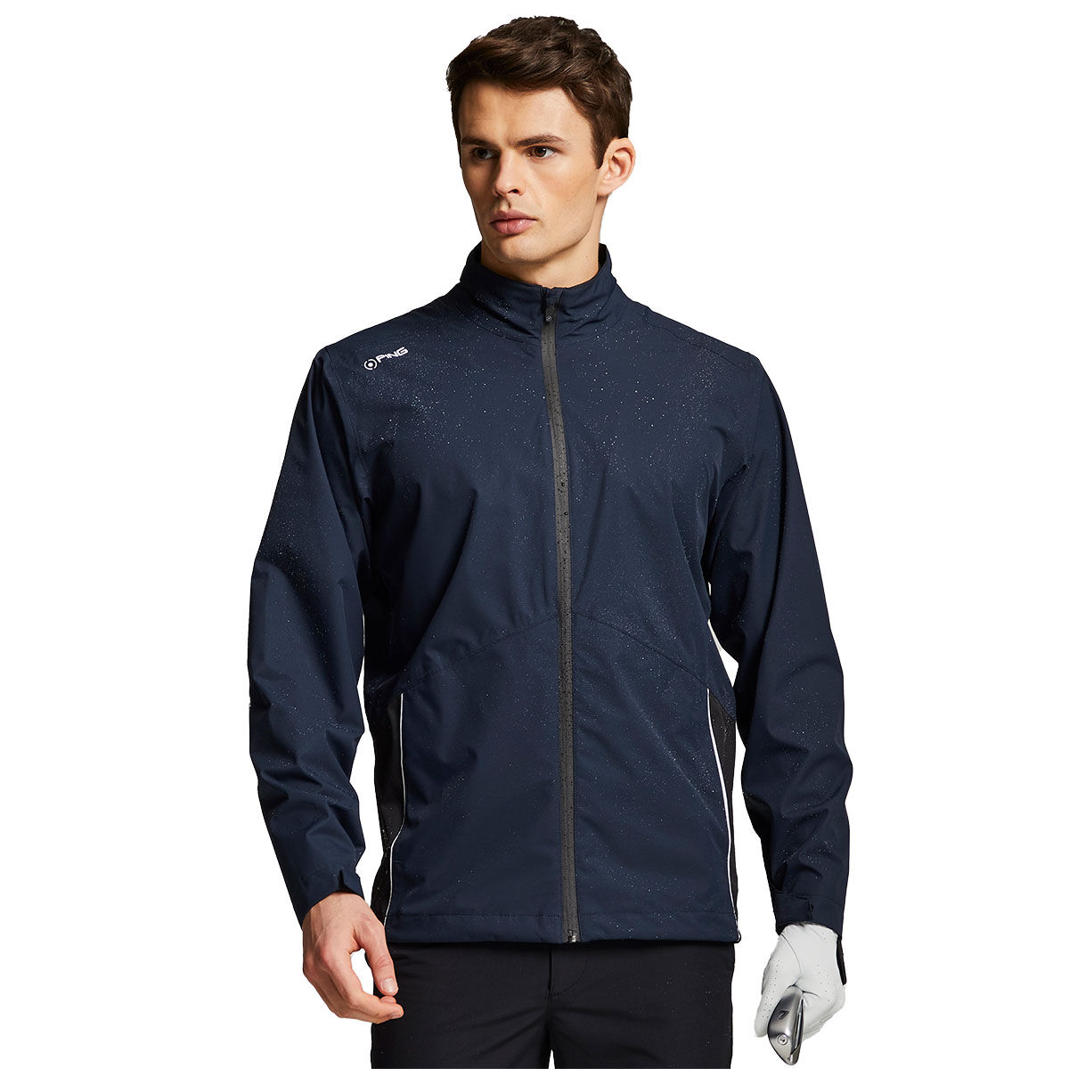 PING Men’s SensorDry Waterproof Golf Jacket, Mens, Navy/black, Xl | American Golf