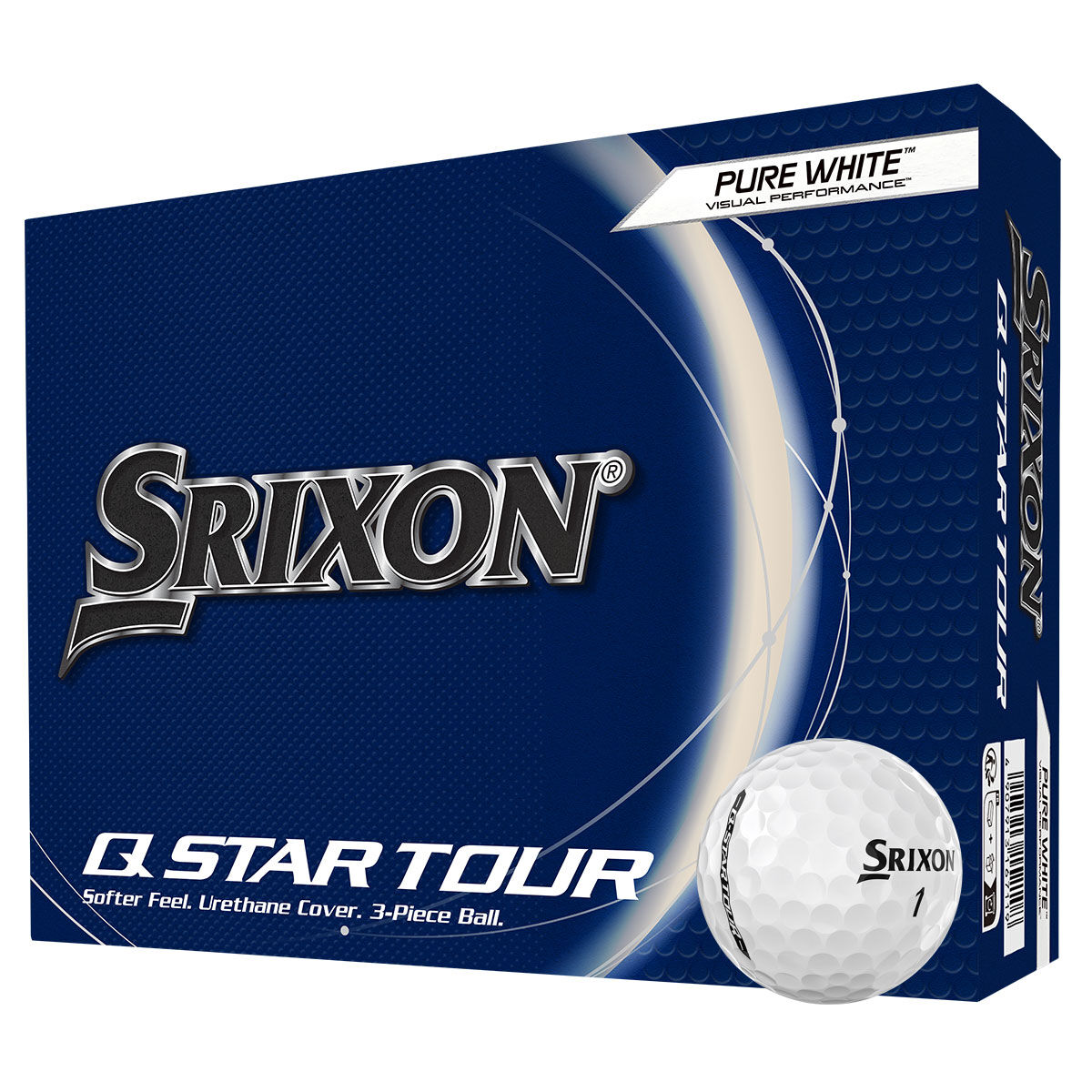 Srixon Q-Star Tour 12 Golf Ball Pack, Mens, White | American Golf