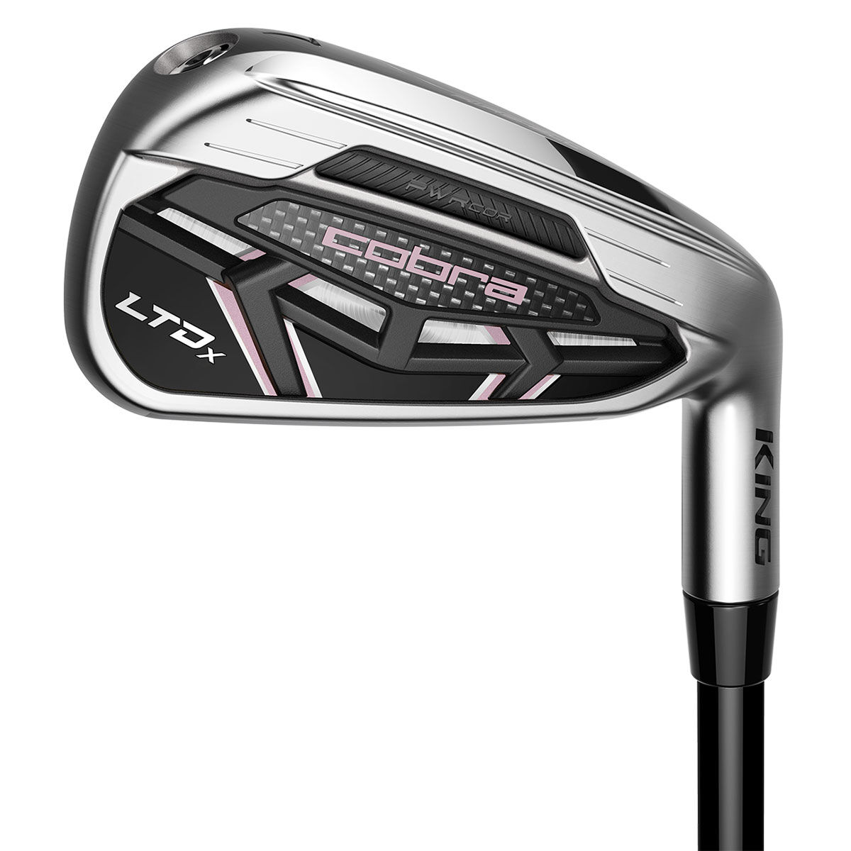 Cobra Golf Womens Black and Silver King LTDx Right Hand Graphite 6-sw 6 Golf Irons | American Golf, One Size