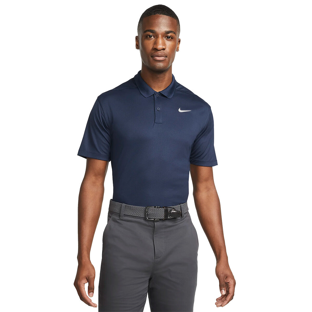 Nike Men’s Dri-FIT Victory Golf Polo Shirt, Mens, Obsidian/white, Medium | American Golf