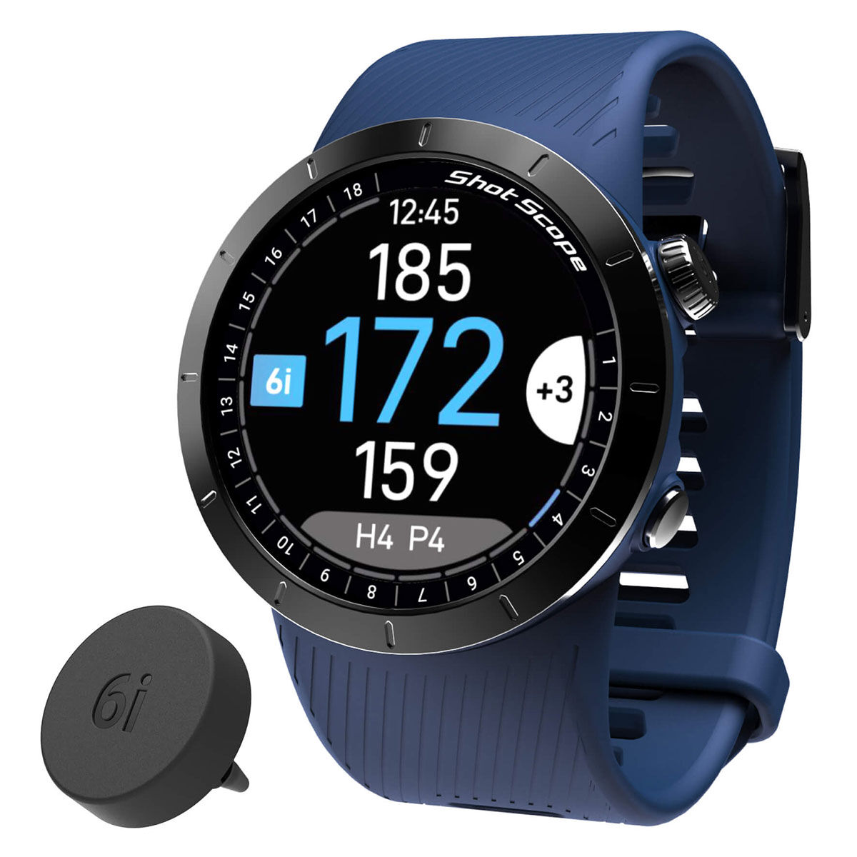 Shot Scope Blue Stylish X5 Golf GPS Watch | American Golf, One Size