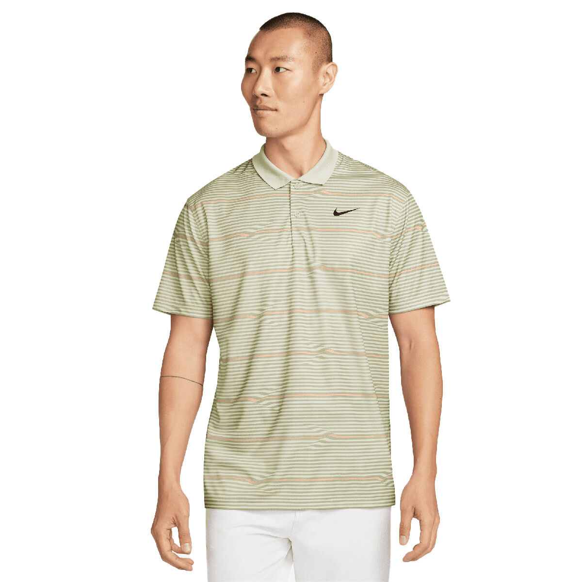 Nike Men’s Victory+ Ripple Golf Polo Shirt, Mens, Honeydew, Medium | American Golf