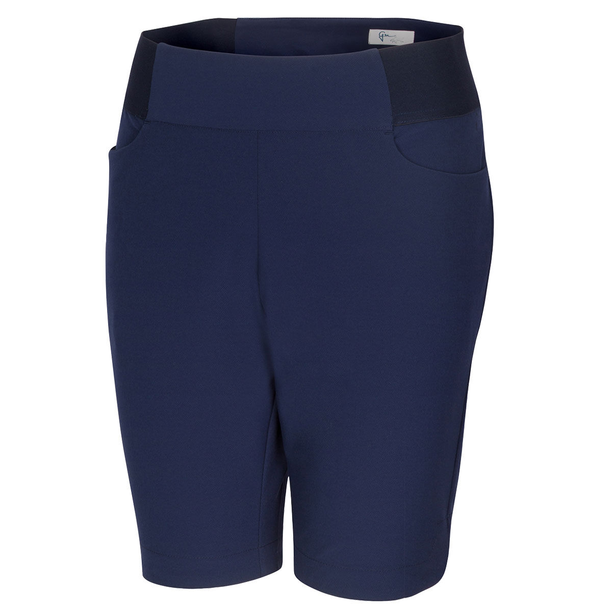 Greg Norman Womens Navy Blue Comfortable Pull-On Essential Stretch Golf Shorts, Size: 6, XS | American Golf