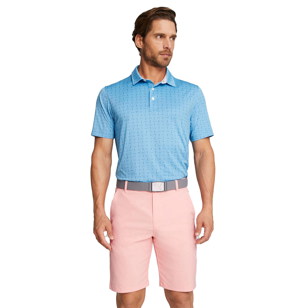 PUMA Men’s Arnold Palmer Dash Golf Polo Shirt, Mens, Regal blue/navy blazer, Medium | American Golf