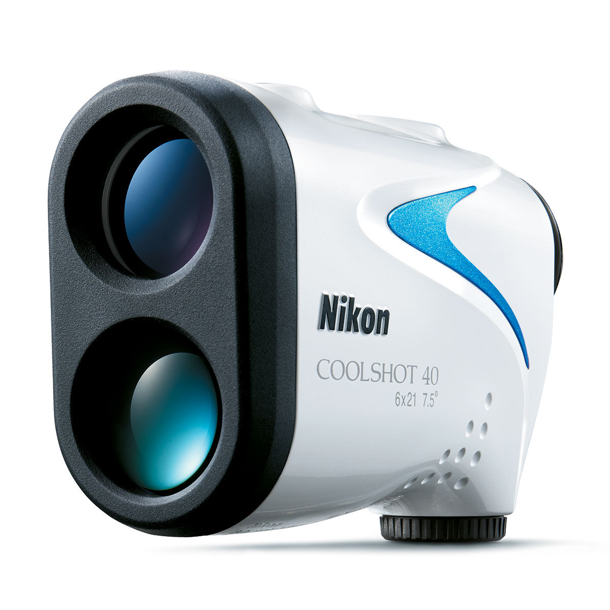 Nikon Coolshot 40 Golf Rangefinder, Mens, White/blue, One Size | American Golf