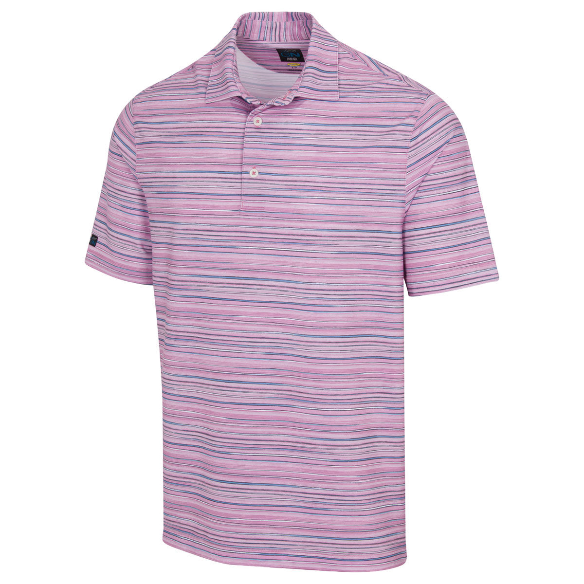 Greg Norman Men’s Seven Mile Golf Polo Shirt, Mens, Vinca, Small | American Golf