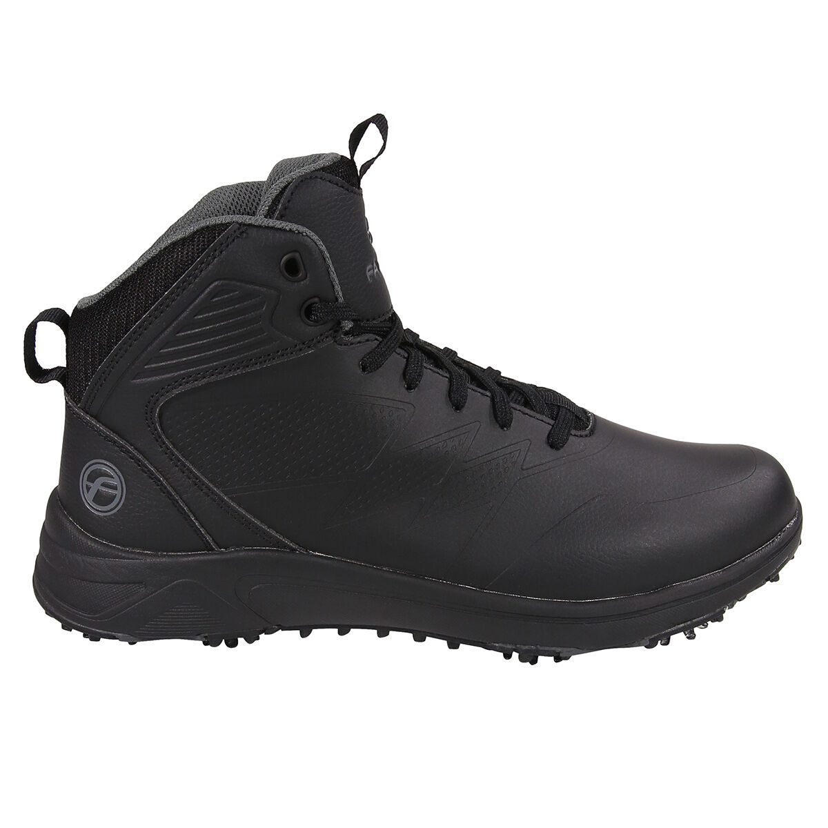 Fazer Men’s Fortuna 2 Waterproof Spiked Golf Boots, Mens, Black/grey, 8 | American Golf