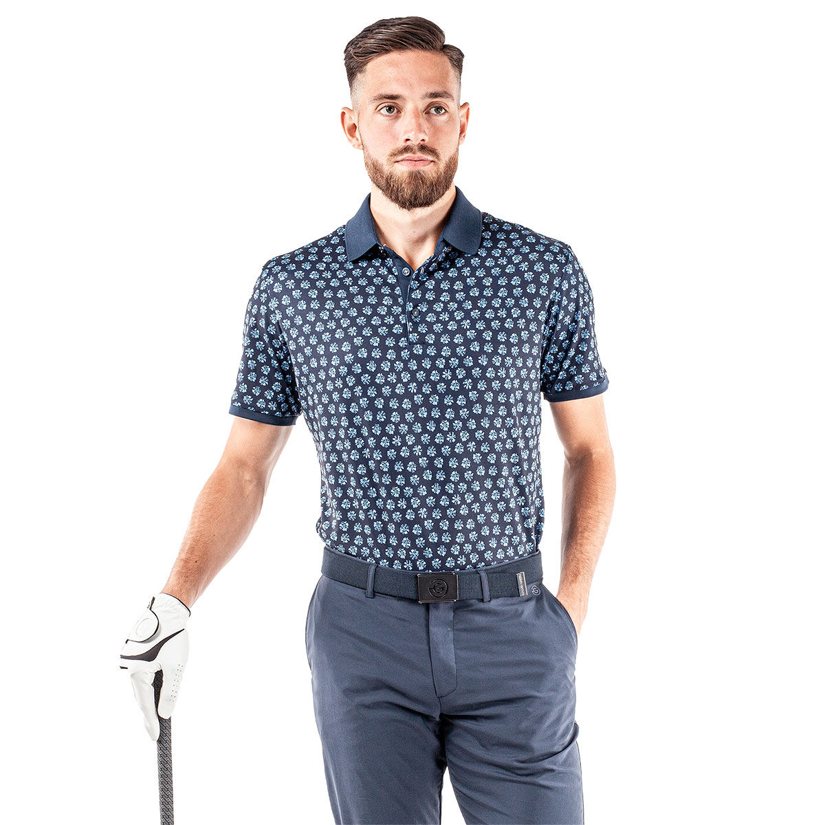 Galvin Green Men’s Murphy Golf Polo Shirt, Mens, Navy/blue, Small | American Golf