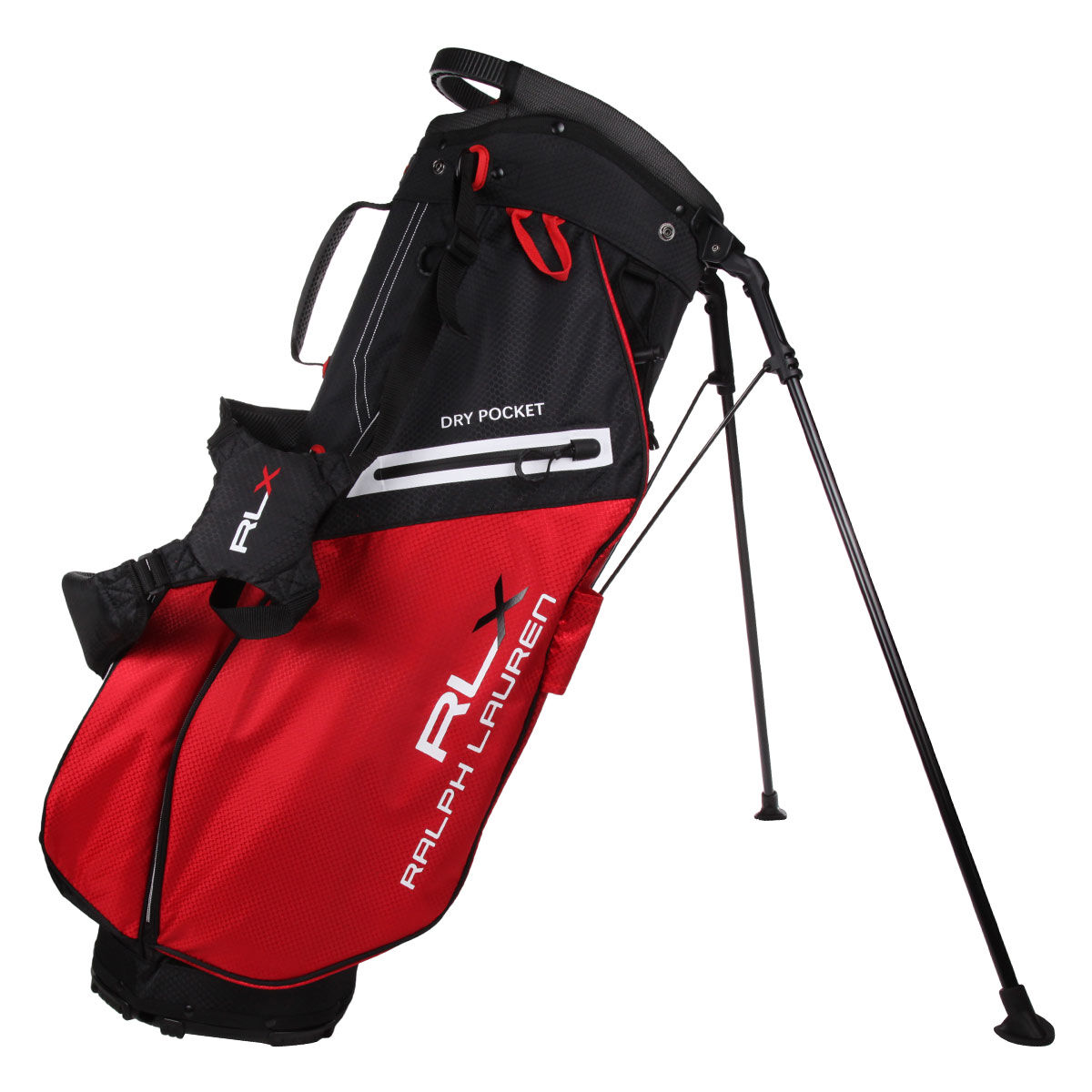 Ralph Lauren RLX Golf Stand Bag, Black/red, One Size | American Golf