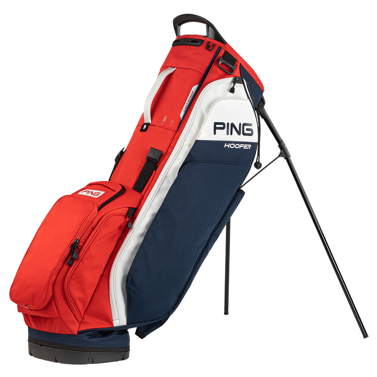 PING Hoofer 231 Golf Stand Bag, Navy/red/white | American Golf