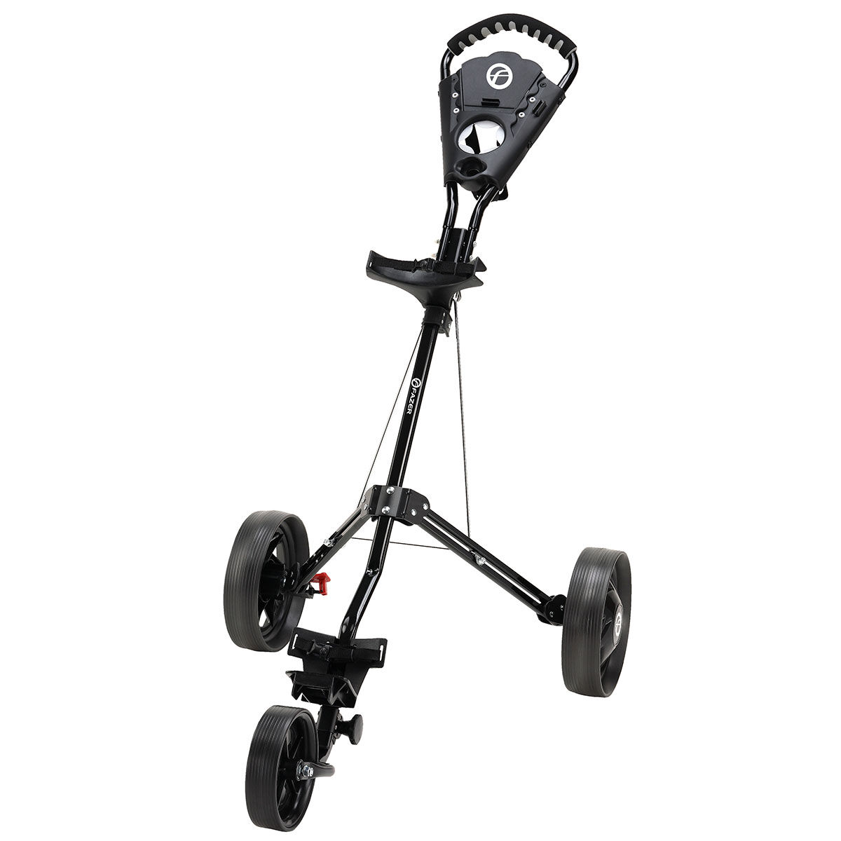 Fazer Black Lightweight 3-Wheel Golf Trolley | American Golf, one size