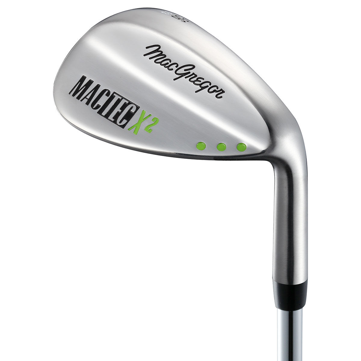 MacGregor Mens Silver MACTEC X2 Chrome Right Hand Steel Golf Wedge, Size: 56deg| American Golf