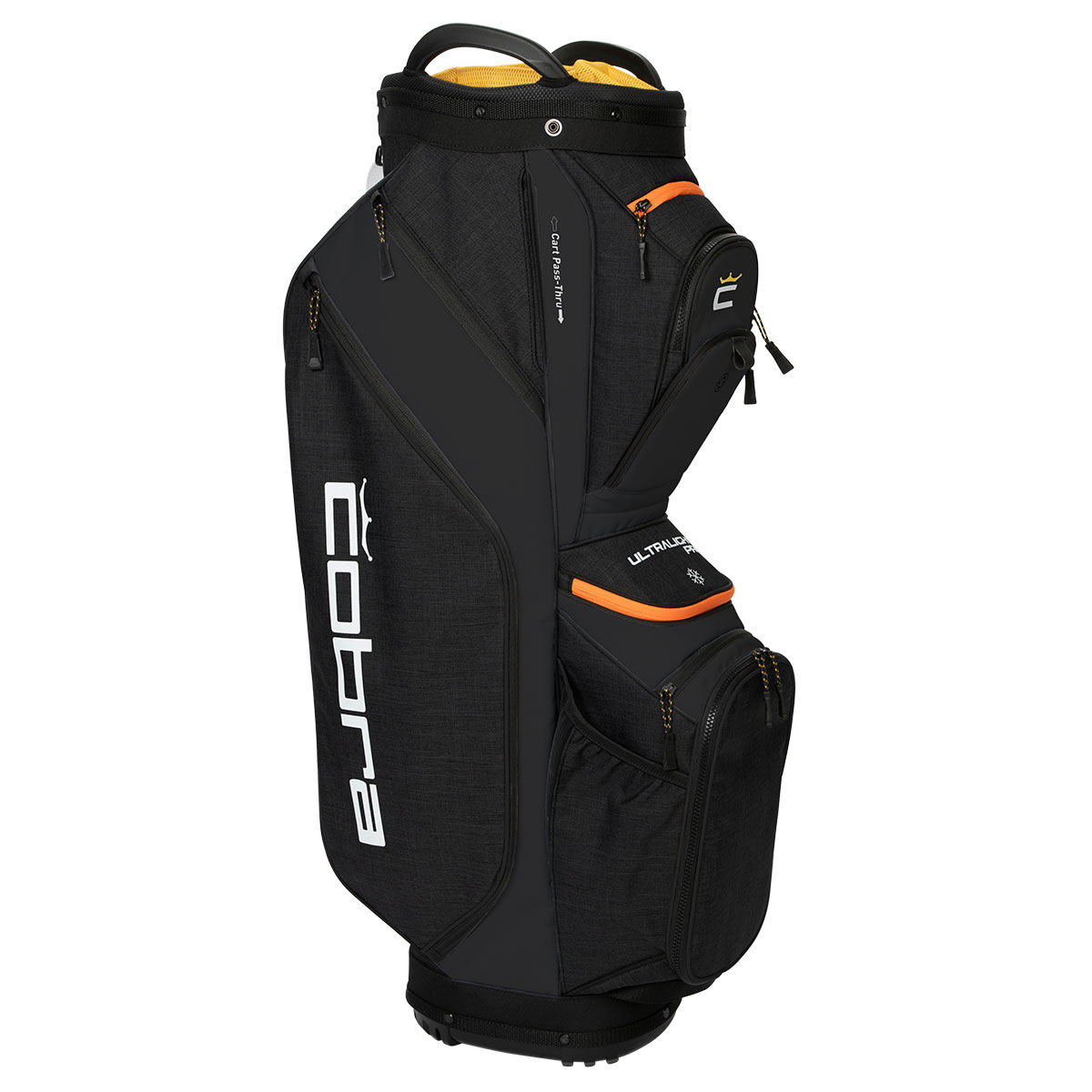 Cobra Golf Black and Gold Lightweight ULTRALIGHT Pro Golf Cart Bag | American Golf, One Size