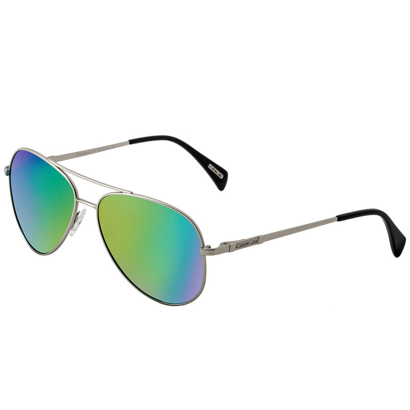 Dirty Dog Maverick Polarised Sunglasses Male SilverGreen