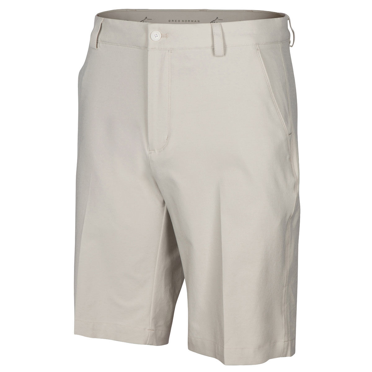 Greg Norman Men’s ML75 Microlux Stretch Golf Shorts, Mens, Sandstone, 34 | American Golf