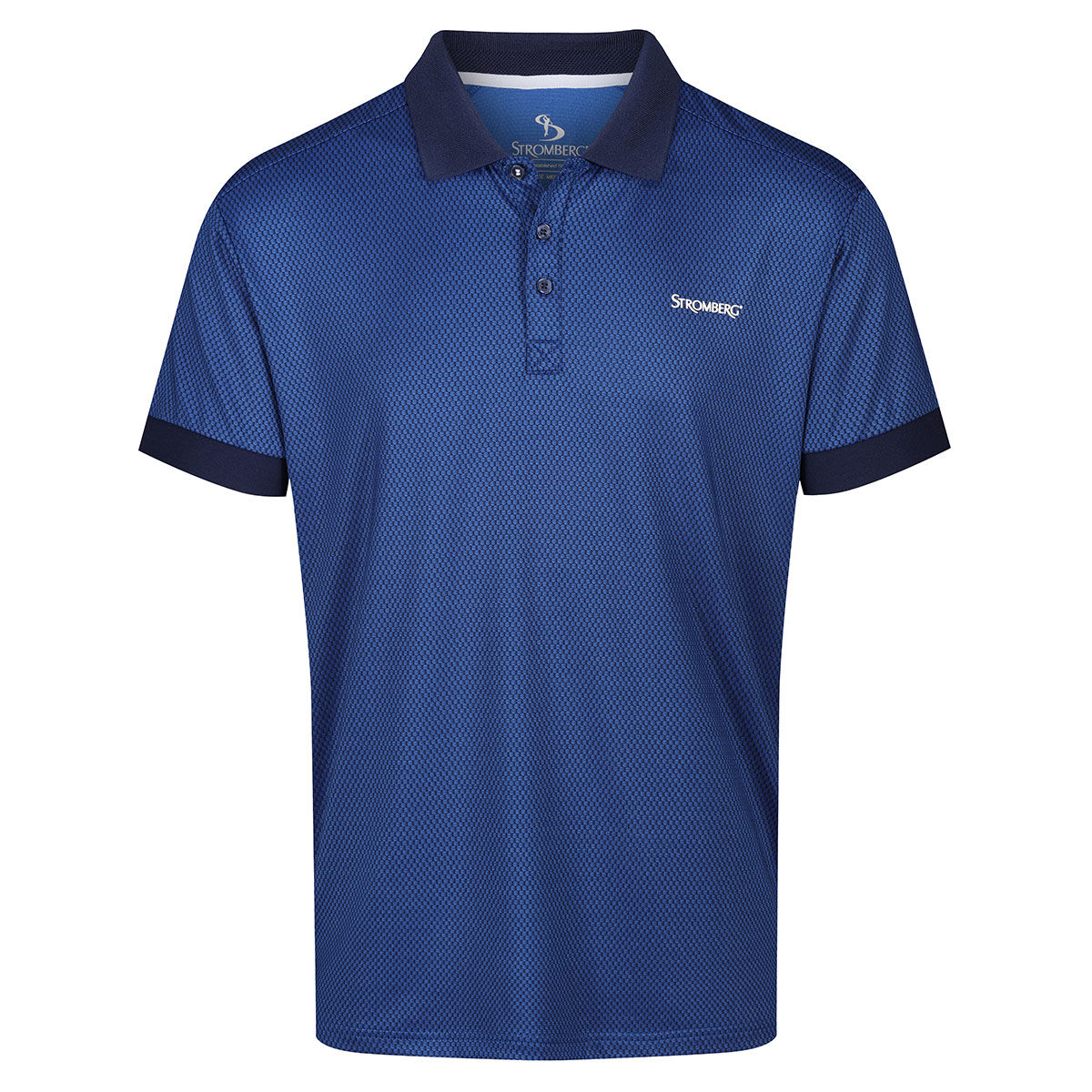 Stromberg Men’s Flush Honey Golf Polo Shirt, Mens, Navy blue, Small | American Golf