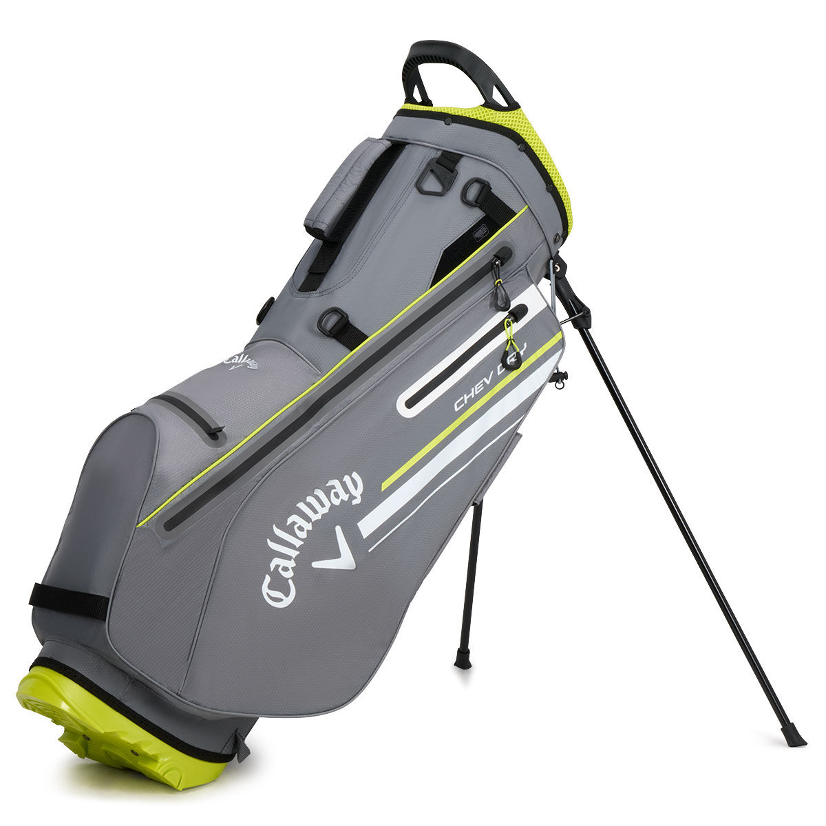 Callaway Chev Dry Golf Stand Bag, Charcoal/flo yellow, One Size | American Golf