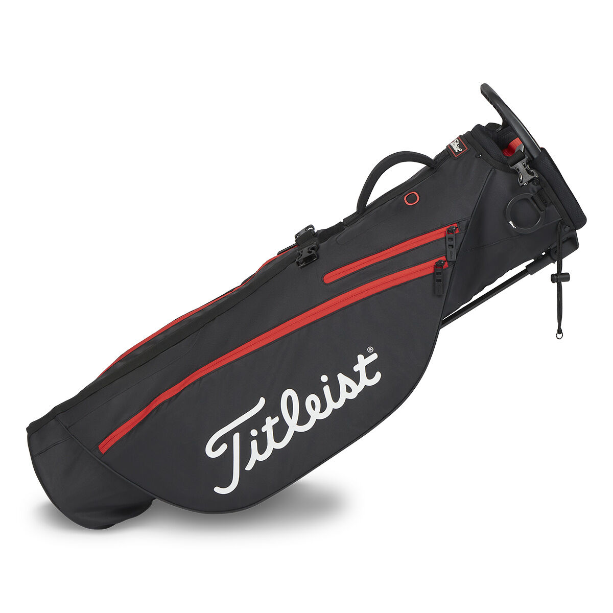 Titleist Premium Golf Carry Bag, Mens, Black/black/red | American Golf