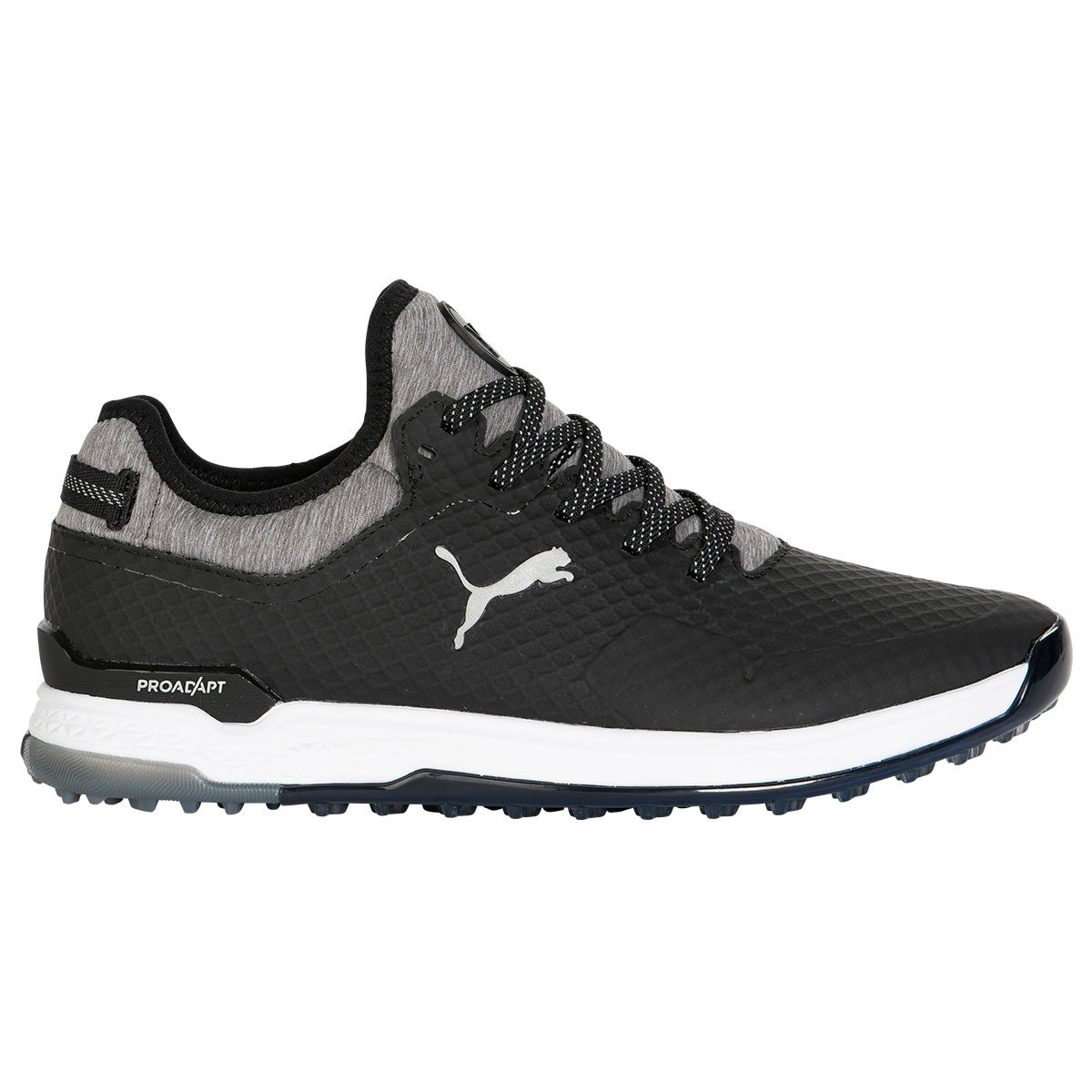 PUMA Golf Mens Black, Silver and Grey PROADAPT ALPHACAT Golf Shoes, Size: 7  | American Golf
