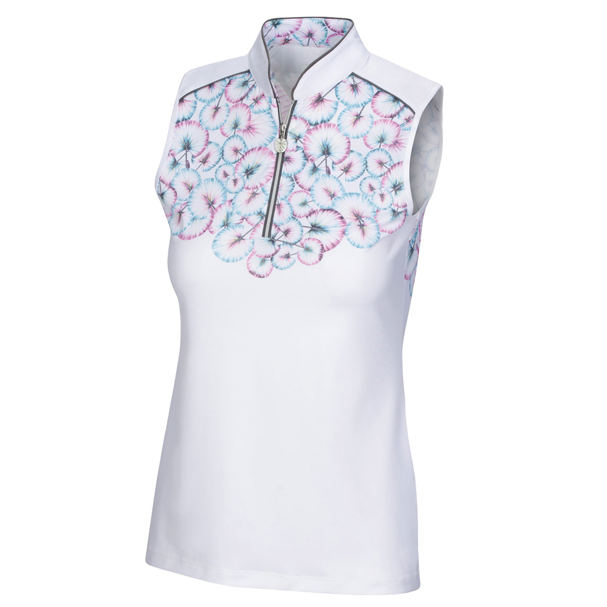 Greg Norman Ladies ML75 Lily Sleeveless Stretch Golf Polo Shirt from  american golf