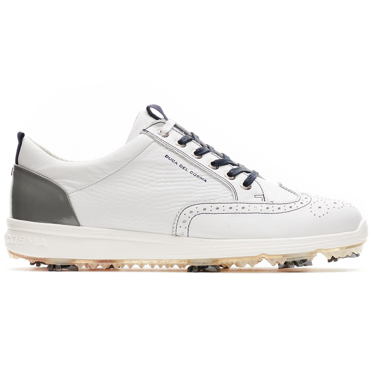 Duca Del Cosma Men's Heritage Waterproof Spiked Golf Shoes from ...