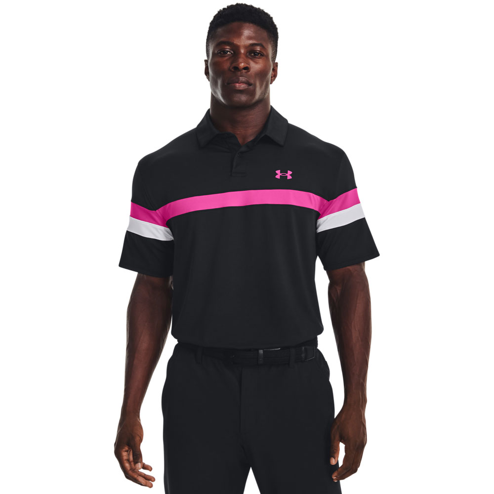 Armour Men's T2G Blocked Golf Polo Shirt from american golf