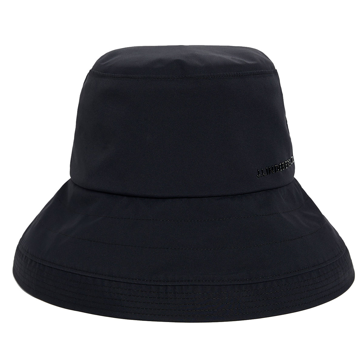 J.Lindeberg Mens Sandy Rain Golf Bucket Hat - Black - One Size